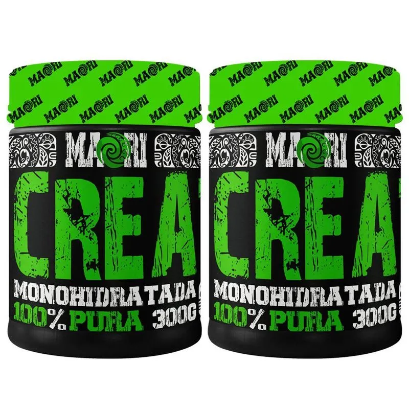 Kit 2 Creatina Monohidratada Pura 300gr