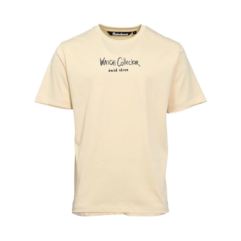 Bain de Mer Watch Collector Print Men's T-Shirt XL / SAND