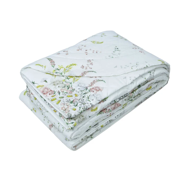 Dea Italian Luxury Alena Floral Print Sateen King Bedspread Set (7 Pieces) - 3 Color Options - Made in Italy 1BY31 / ONE SIZE / Alena
