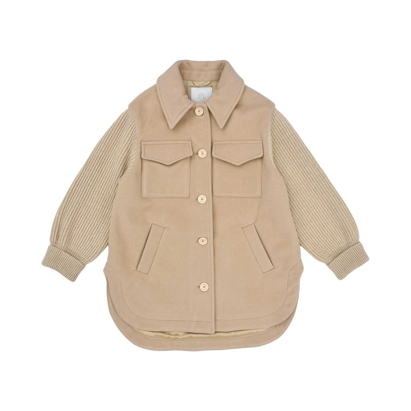 Eleventy Kids Girl's Beige Jacket beige / 10