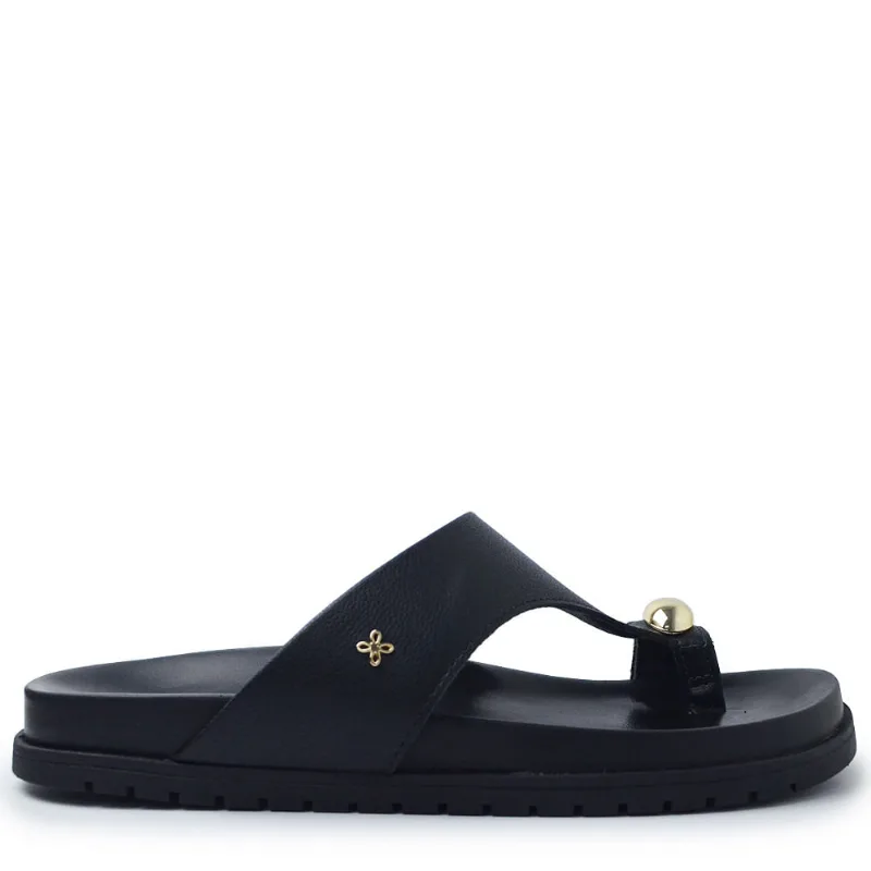 Sandália Papete Soft Li Feminina 10012.10271 FLOATER LUX PRETO 34