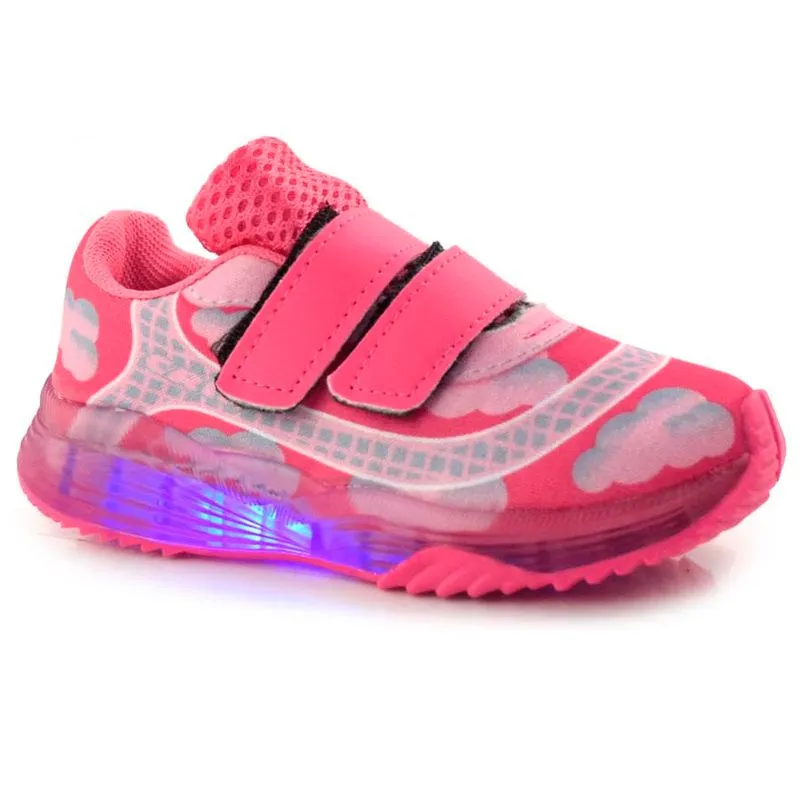 Tênis Infantil com LED Crick Rosa 052 27
