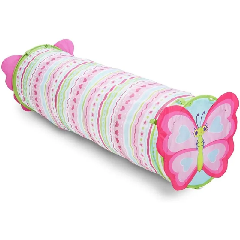Melissa & Doug Sunny Patch Cutie Pie Butterfly Crawl-Through Tunnel (embalagem de e-commerce)