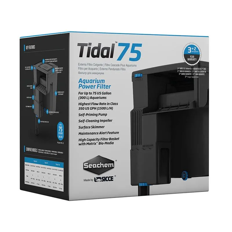 Filtro Externo Seachem Tidal 75 1500l/h 110v
