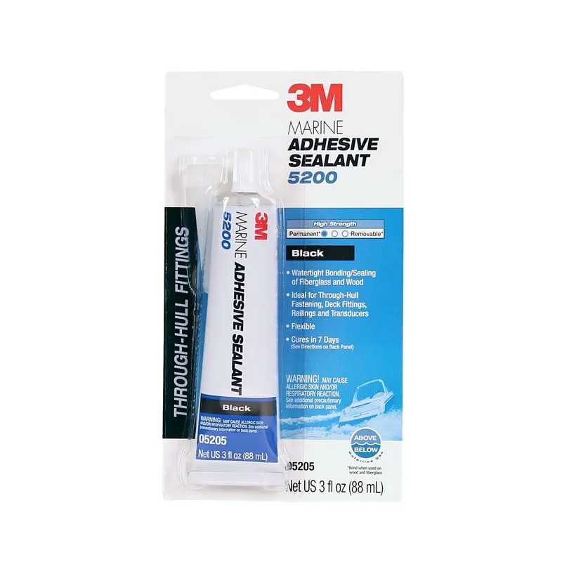 Selante Adesivo 3M Marine 5200 Permanent Bonding 90ml Preto