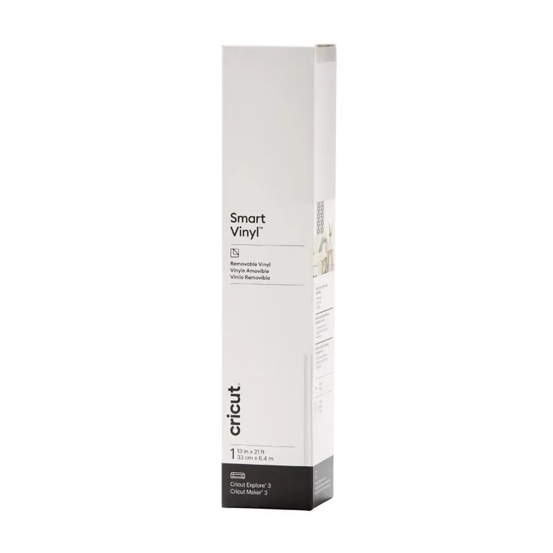 Vinil Cricut Smart Removível Branco De 13 Polegadas X 21 Pés Para Explorar