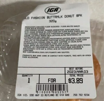Old fashioned donuts