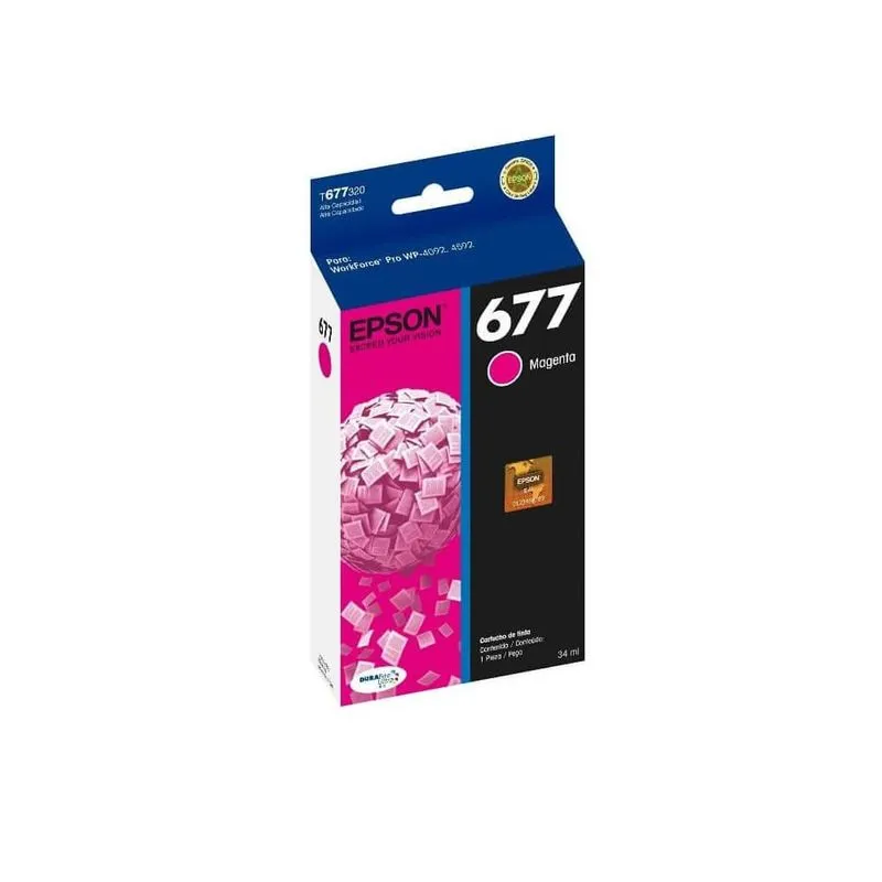 Cartucho Epson 677 T677320 Magenta WP 4092 / 4592