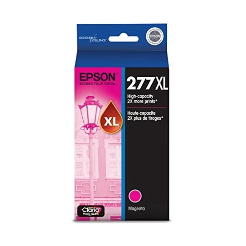 Epson T277 Claria Photo HD -Tinta de Alta Capacidade Magenta -Cartucho (T277XL320-S) para Impressoras Epson Expression Seleccionadas