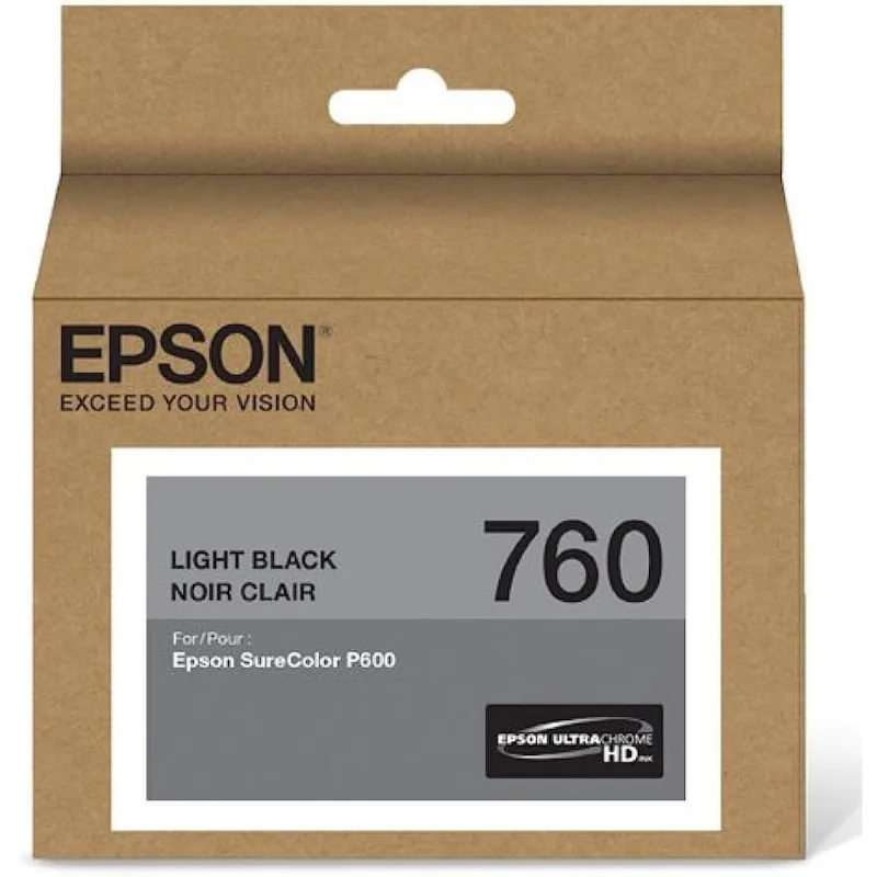 Cartucho De Tinta Epson T760720 Ultrachrome Hd Cinza 26ml