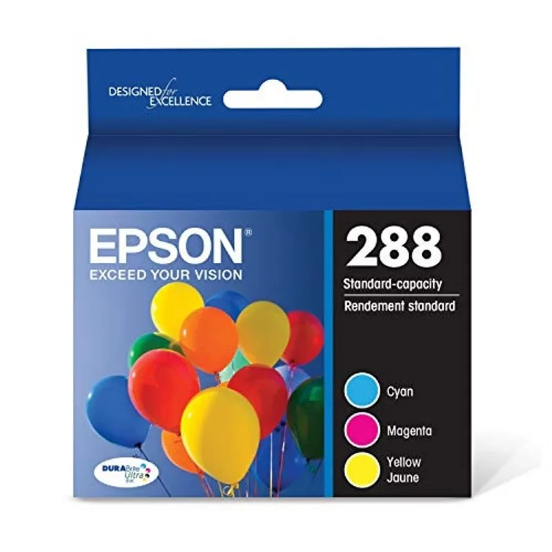 Epson T288 DURABrite Ultra Ink Standard Capacity Color Combo Pack (T288520-S) para impressoras Epson Expression seleccionadas