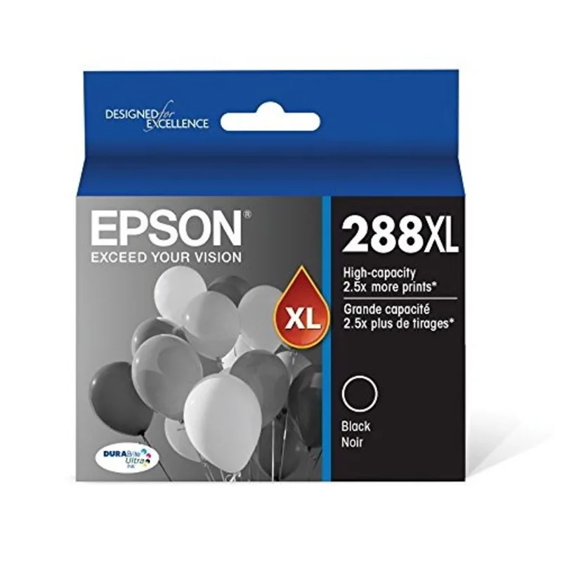 Epson T288 DURABrite Ultra -Ink High Capacity Preto -Cartucho (T288XL120-S) para impressoras Epson Expression seleccionadas