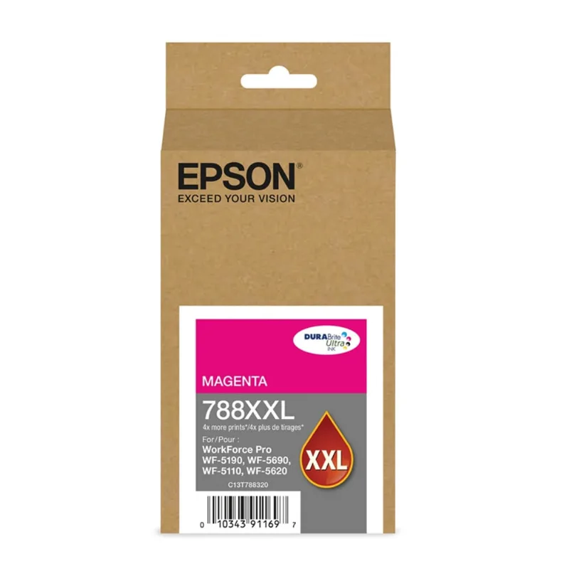 Cartucho de Tinta Epson T788XXL320 T788XXL Magenta WorkForce 5190 WorkForce 5690 Original 34ml