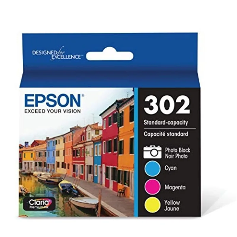 Epson T302 Claria Premium -Ink Standard Capacity Color Combo Pack (T302520-S) para Impressoras Epson Expression Premium Seleccionadas