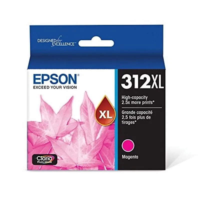 Epson T312 Claria Photo HD -Tinta de Alta Capacidade Magenta -Cartucho (T312XL320-S) para Impressoras Fotográficas Epson Expression seleccionadas
