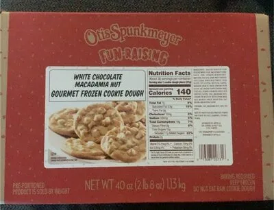 OtisSpunkmeyer White Chocolate Macadamia Nut Cookie Dough