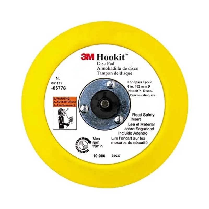 3M 05776 Hookit Disc Pad, 6 polegadas