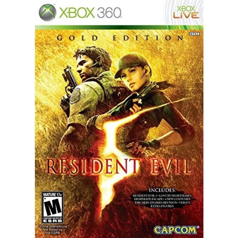 Resident Evil 5: Edição Ouro - Xbox 360