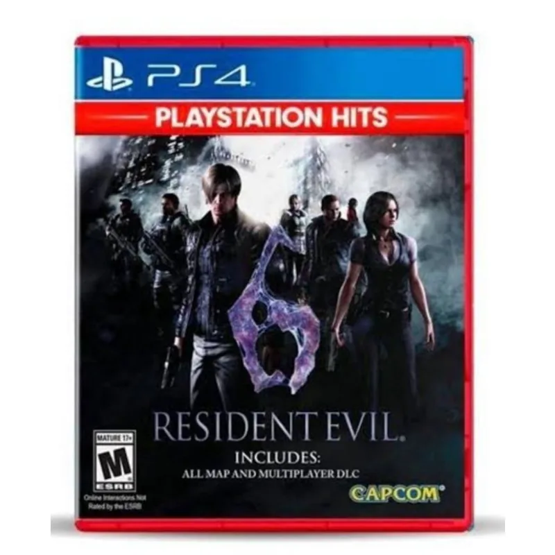 Jogo Resident Evil 6 PS4 ps Hits americano novo