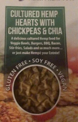 Cultured hemp hearts with chickpeas and chia