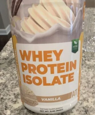 Whey protein isolate vanilla