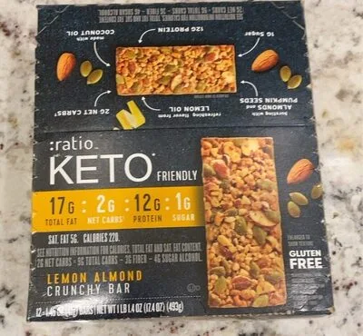 Lemon Almond Crunchy Bar