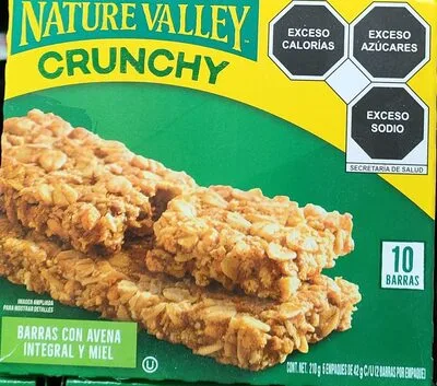 Barras de granola con avena integral y miel