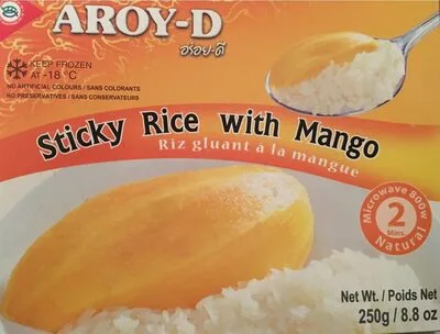 Frohen Sticky Rice with Mango