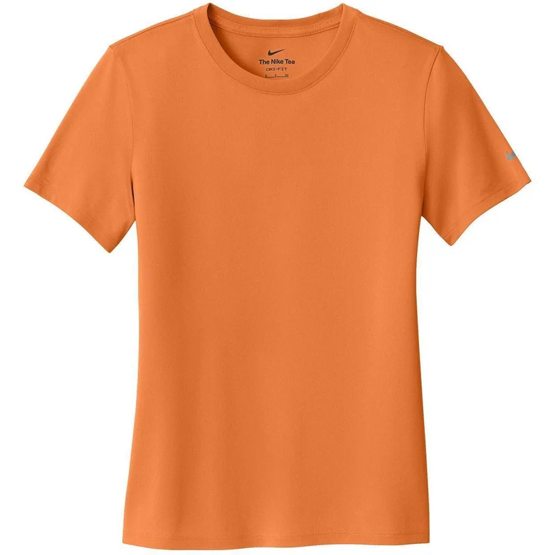 Nike Women's Swoosh Sleeve rLegend Tee Desert Orange / M