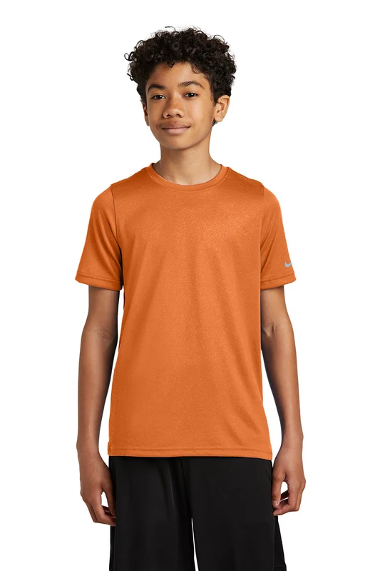 Nike Youth rLegend Dri-Fit Moisture Wicking Short Sleeve Crewneck T-Shirt - Desert Orange Extra Large