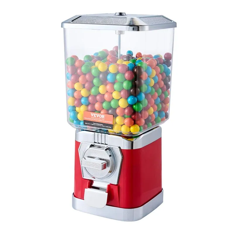 Gumball Machine Vevor 17h Home Candy Vending Pc Vermelho Para Crianças