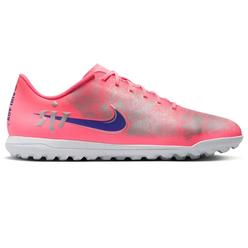 Chuteira Nike Vini Jr Society Mercurial Vapor 16 Club Masculina Rosa 40