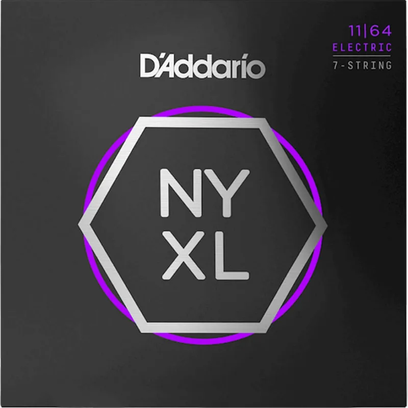 Encordoamento para Guitarra 7 Cordas D'Addario NYXL1164