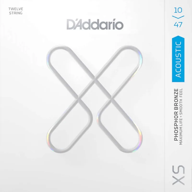 Encordoamento para Violão Aço 12 Cordas D'Addario XSAPB1047-12