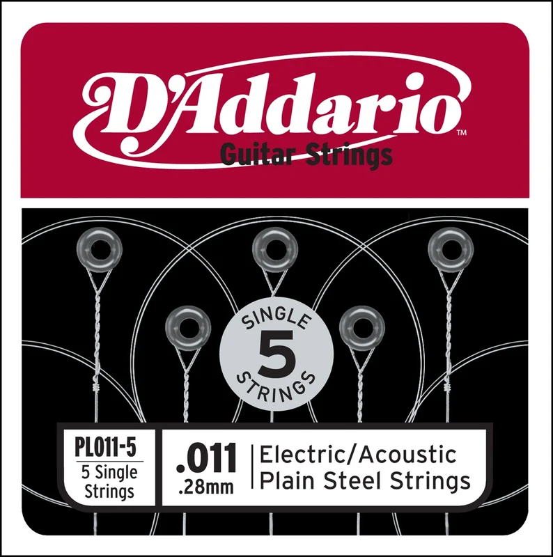 PL011-5 Plain Steel 11 5-pack