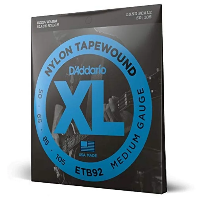 Cordas de Baixo Tapewound Médio 50-105 p/ Escala Longa - Qualidade Superior