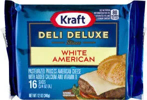 Pasteurized process american cheese slices