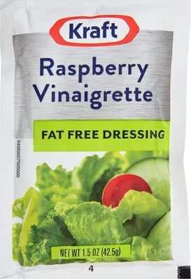 Raspberry vinaigrette fat free salad dressing packets