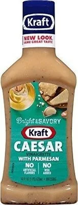 Vinaigrette with parmesan dressing marinade bottles