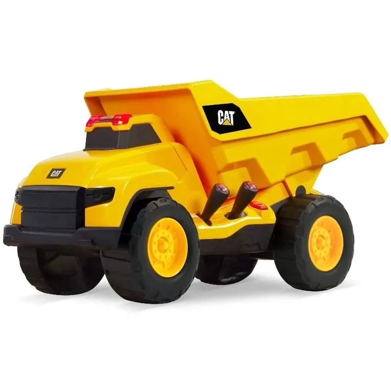 Brinquedo de caminhão de lixo motorizado de construção de gato