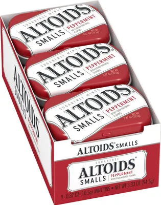 Smalls peppermint breath mints ounce tin