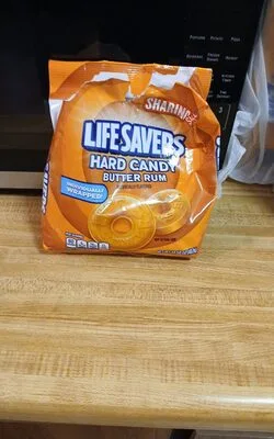Life savers butter rum hard candy