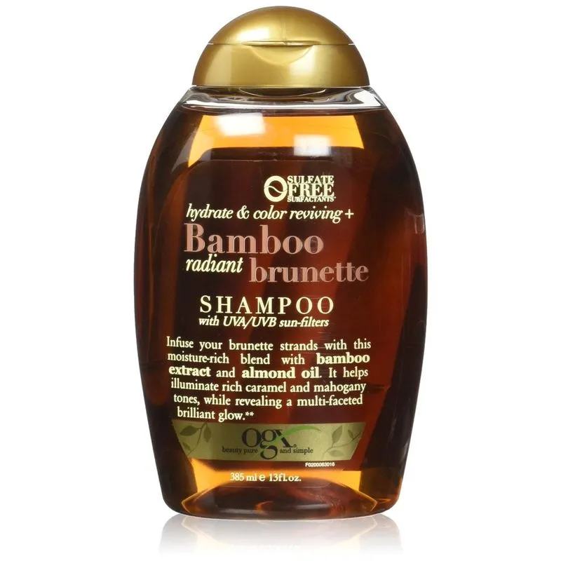 Shampoo ogx Hydrate & Tone Reviving + Bamboo Radiant Brunett