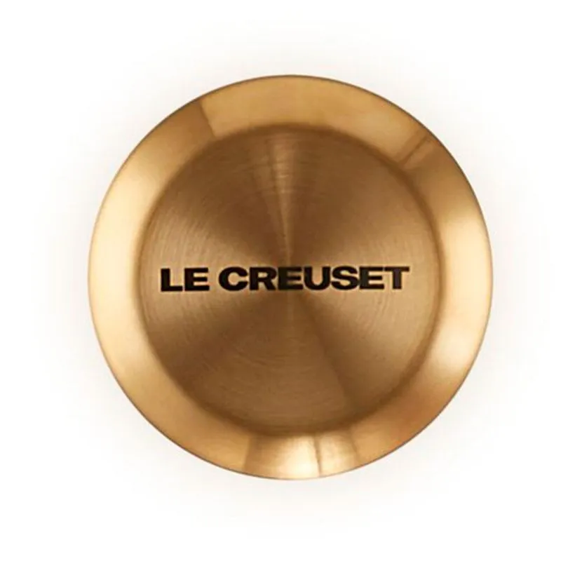 Pegador Para Tampa Fenólico Coração 4,7cm Le Creuset Dourado