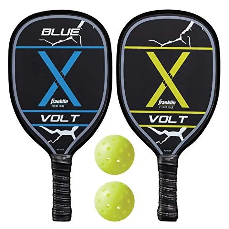 Conjunto Padel franklin - Raquetes Madeira + Bolas - 2 Jogadores
