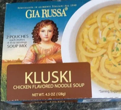 Chicken flavored noodle soup