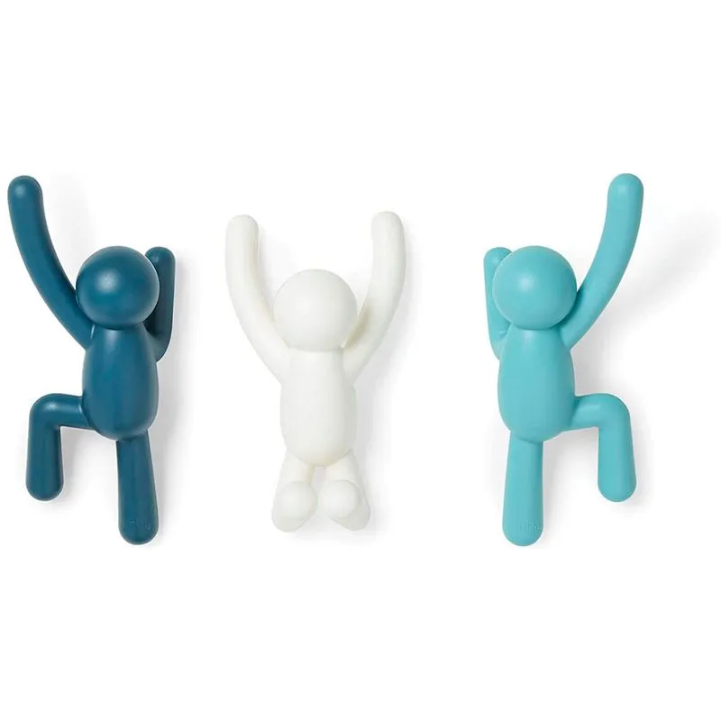 Cabideiro Colorido Buddy 3 Peças Umbra
