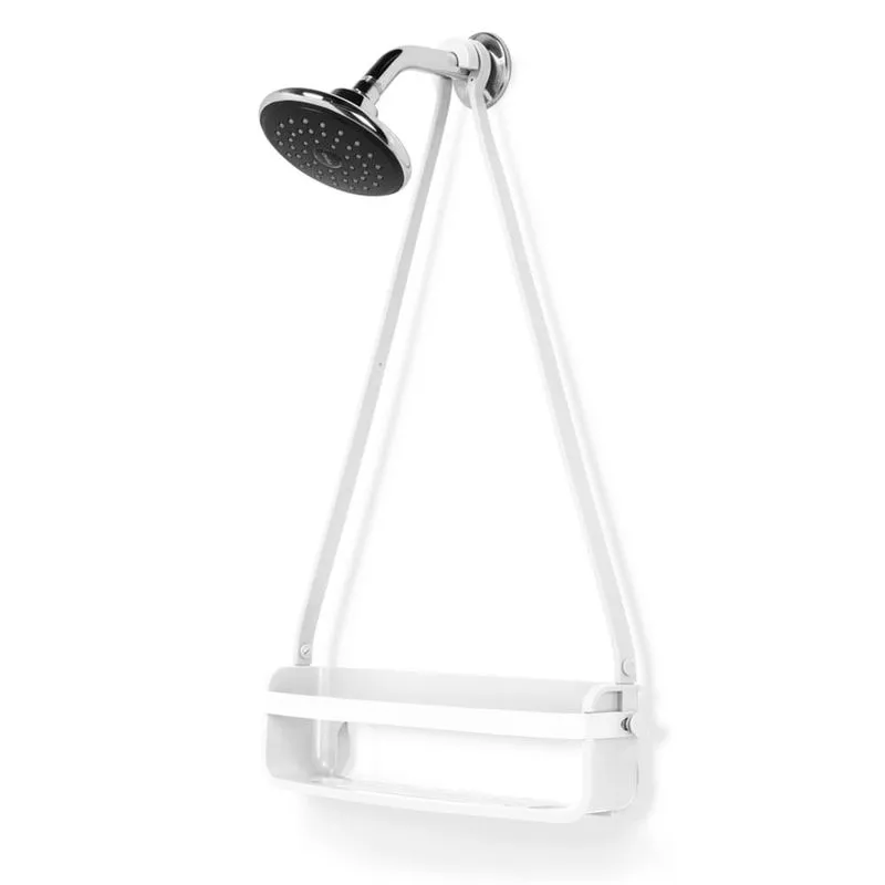 Porta Acessorios Banho Ducha Flex Single Branco Umbra