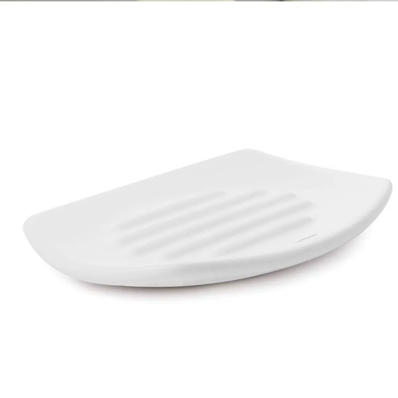 Saboneteira Corsa Em Cerâmica Matte 13 Cm Branco Umbra