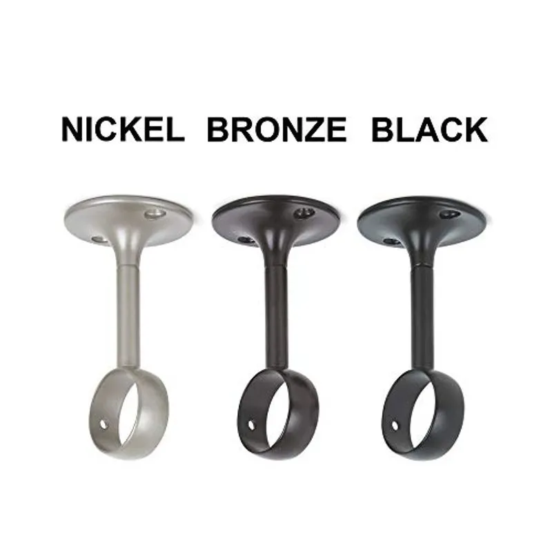 Suporte De Teto Da Barra Básica Da Amazon, Conjunto De 2, Preto